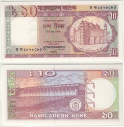 BANGLADESH -  10 TAKA 1982 (UNC) 26B