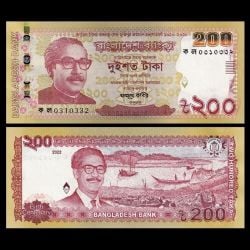 BANGLADESH -  200 TAKA 2022 (UNC)