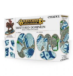 BASES -  60 AND 90 MM OVAL BASES (26) -  SHATTERED DOMINION