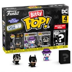 BATMAN -  4 PACK-BITTY POP! FIGURE - BATMAN, THE JOKER, CATWOMAN AND MYSTERY FIGURES - -  BATMAN 85TH ANNIVERSARY