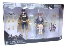 BATMAN -  BATGIRL (6INCH) AND ORACLE (5INCH)2 PACK FIGURE USED -  ARKHAM KNIGHT 15