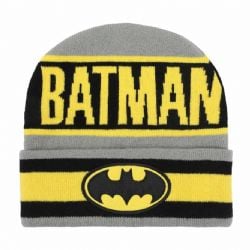 BATMAN -  BATMAN PATCH CUFF BEANIE -  DC COMICS