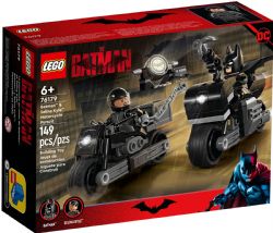 BATMAN -  BATMAN & SELINA KYLE MOTORCYCLE PURSUIT (149 PIECES) -  DC SUPER HEROES 76179