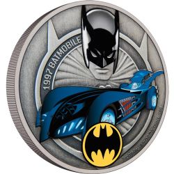 BATMAN -  BATMOBILE: 1997 BATMOBILE -  2021 NEW ZEALAND COINS 03