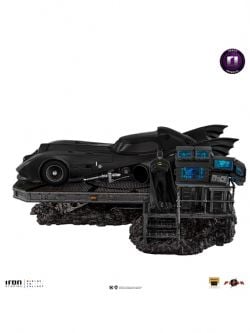 BATMAN -  BATMOBILE DELUXE FIGURE - THE FLASH MOVIE - 1/10 SCALE -  IRON STUDIOS