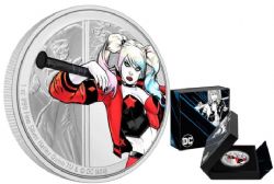 BATMAN -  DC COMICS VILLAINS: HARLEY QUINN -  2024 NEW ZEALAND COINS 04