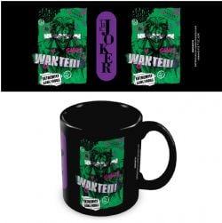 BATMAN -  GRAFFITIED JOKER WANTED POSTER (11 OZ) -  CERAMIC MUG