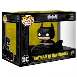 BATMAN -  POP! VINYL FIGURE OF BATMAN IN BATMOBILE -  BATMAN 85TH ANNIVERSARY 522