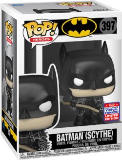 BATMAN -  POP! VINYL FIGURE OF BATMAN WITH SCYTHE (4 INCH) 397