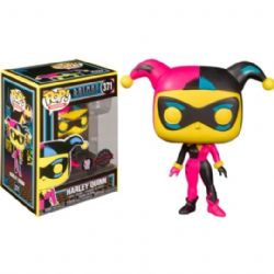 BATMAN -  POP! VINYL FIGURE OF HARLEY QUINN (BLACKLIGHT GLOW) (4 INCH) -  THE 1992 ANIMATED SERIES 371