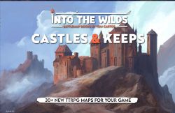 BATTLE MATS -  CASTLES AND KEEPS -  INTO THE WILDS BATTLEMAP BOOKS