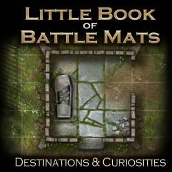 BATTLE MATS -  DESTINATIONS & CURIOSITIES (MULTILINGUAL) -  LITTLE BOOK OF BATTLE MATS