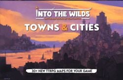 BATTLE MATS -  TOWNS AND CITIES -  INTO THE WILDS BATTLEMAP BOOKS