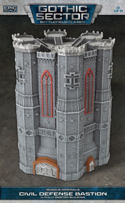 BATTLEFIELD IN A BOX -  MUNDUS IMPERIALIS CIVIL DEFENSE BASTION -  GOTHIC SECTOR