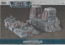 BATTLEFIELD IN A BOX -  MUNDUS IMPERIALIS DAMAGED AND DESTROYED WV1 ADMINISTRATUM -  GOTHIC SECTOR