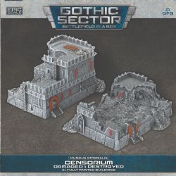 BATTLEFIELD IN A BOX -  MUNDUS IMPERIALIS DAMAGED AND DESTROYED WV1 CENSORIUM -  GOTHIC SECTOR