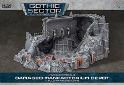BATTLEFIELD IN A BOX -  MUNDUS IMPERIALIS MANUFACTURING DEPOT DAMAGED -  GOTHIC SECTOR