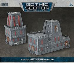 BATTLEFIELD IN A BOX -  MUNDUS IMPERIALIS SCHOLAM & GENATORIUM -  GOTHIC SECTOR