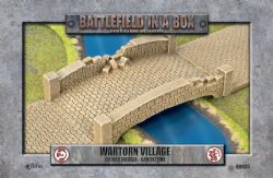 BATTLEFIELD IN A BOX -  SANDSTONE RUINED BRIDGE -  WARTORN VILLAGE