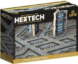 BATTLEFIELD IN A BOX -  TRINITY CITY  - ROAD INTERSECTIONS -  HEXTECH