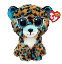 BEANIE BOO'S -  COBALT THE BLUE SPOTTED LEOPARD (6