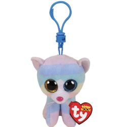 BEANIE BOO'S -  HEATHER THE PASTEL CAT CLIP (3.5