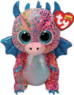 BEANIE BOOS -  FLINT THE MULTICOLORED DRAGON (5