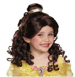 BEAUTY AND THE BEAST -  BELLE WIG - BROWN (CHILD) -  PRINCESSES DISNEY