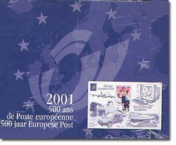BELGIUM -  2001 ANNUAL STAMPS COLLECTION, NEW STAMPS