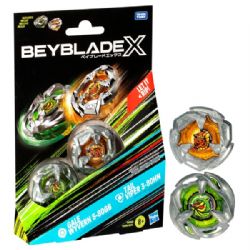 BEYBLADE -  BEYBLADE X GALE WYVERN 5-80GB AND TAIL VIPER 3-80HN TOP DUAL PACK SET -  BEYBLADE X