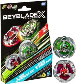 BEYBLADE -  CHAIN INCENDIO 5-60HT AND ARROW WIZARD 4-60N TOP DUAL PACK SET -  BEYBLADE X