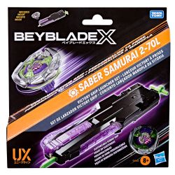 BEYBLADE -  X-SAM SAVER SWORD DELUXE LANCHER AND TOP -  BEYBLADE X