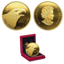 BIRDS OF PREY -  THE GOLDEN EAGLE -  2019 CANADIAN COINS