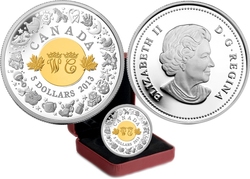 BIRTH OF THE ROYAL INFANT -  ROYAL INFANT TOYS -  2013 CANADIAN COINS