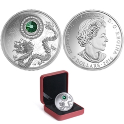 BIRTHSTONES (2016) -  EMERALD - MAY -  2016 CANADIAN COINS 05
