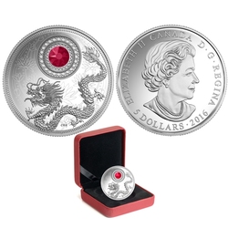 BIRTHSTONES (2016) -  RUBY - JULY -  2016 CANADIAN COINS 07