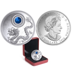 BIRTHSTONES (2016) -  SAPPHIRE - SEPTEMBER -  2016 CANADIAN COINS 09