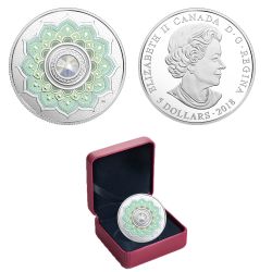 BIRTHSTONES (2018) -  OPAL - OCTOBER -  2018 CANADIAN COINS 10