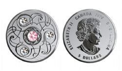 BIRTHSTONES (2020) -  PINK TOURMALINE - OCTOBER -  2020 CANADIAN COINS 10