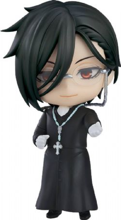 BLACK BUTLER -  SEBASTIEN MICHAELIS FIGURE - DEEP ASURE OWL DORM UNIFORM -  NENDOROID 2070
