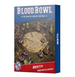 BLOOD BOWL -  AMAZON PITCH AND DUGOUTS SET