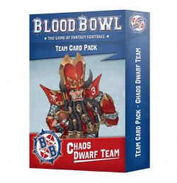 BLOOD BOWL -  CHAOS DWARF CARDS