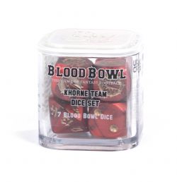 BLOOD BOWL -  DICE SET (ENGLISH) -  KHORNE