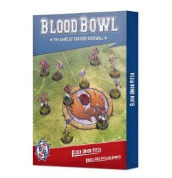 BLOOD BOWL -  ELVEN UNION PITCH AND DUGOUTS SET
