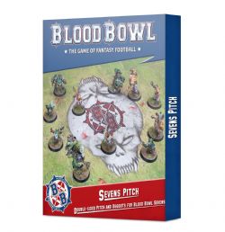 BLOOD BOWL -  SEVENS PITCH: DOUBLE-SIDED PITCH AND DUGOUTS FOR BLOOD BOWL SEVENS -  BLOOD BOWL