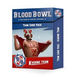 BLOOD BOWL -  TEAM CARD PACK (ENGLISH) -  KHORNE