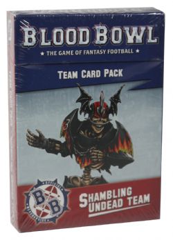 BLOOD BOWL -  TEAM CARDS PACK (ENGLISH) -  SHAMBLING UNDEAD