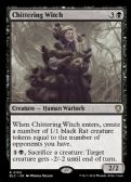 BLOOMBURROW COMMANDER -  Chittering Witch