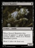 BLOOMBURROW COMMANDER -  Nested Shambler