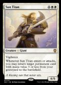 BLOOMBURROW COMMANDER -  Sun Titan